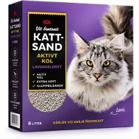 Ica - Kattenbakvulling 6L – Actieve Kool – Klontvormend – Lavendel - Extra Zacht & Geurabsorberend - Premium Bentoniet