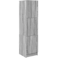 vidaXL Highboard Grijs Sonoma 31.5 x 32 x 122.5 cm
