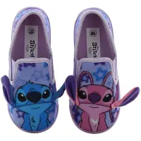 Disney Lilo & Stitch - Pantoffels kinderen voor meisjes - Angel en Stitch Sloffen kind slip-on - Schoenen van 2 tot 8 jaar - Maat 27 - Paars