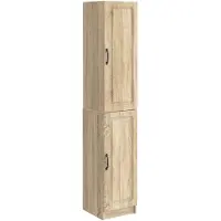 vidaXL Kast Set 2 st Sonoma Eiken Bewerkt hout