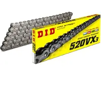 Did Chaîne de transmission D.I.D 520 VX3 noir/noir 122 maillons