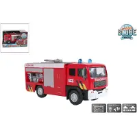 Kids Globe Brandweerauto Tankauto Metaal Licht Geluid 13 cm