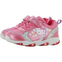 Hello Kitty - Schoenen voor meisjes met lichtjes - Sneakers voor kinderen met klittenband - Lichtgevende kindersneaker - Maat 30 - Roze