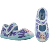 Disney Frozen Frozen - Pantoffels kinderen voor meisjes - Elsa Sloffen kind met klittenbandsluiting - Schoenen van 2 tot 8 jaar - Maat 26 - Groen