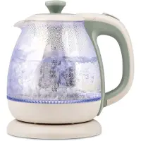 Mira Waterkoker glas - Waterkoker - Aquagroen - 21cm x 20cm x 16cm
