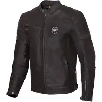 Merlin Alton II D3O Zwart Leren Motorjas Maat 4XL