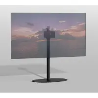 Cavus Vloerstandaard ELLIPS zwart 100 cm VESA 200x100