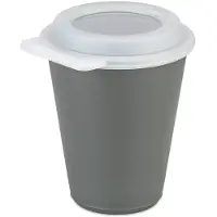 Koziol - Beker met deksel en drinkopening, 300 ml