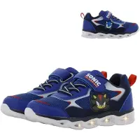 Sonic - Schoenen voor jongens met lichtjes - Sneakers voor kinderen met klittenband - Lichtgevende kindersneaker - Maat 28 - Blauw