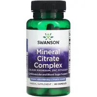 Swanson Health - Mineralen Citraatcomplex - 60 capsules
