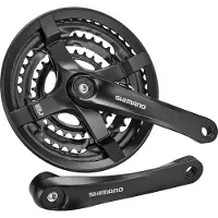 Shimano Crankstel Tourney Fc-ty501 Cg Triple 28-38-48t Zwart