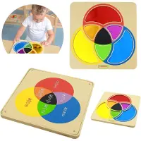 Masterkidz Educatief Bord Spiegel Leren Kleuren Mengen - UNI