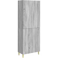vidaXL Kast Set 2 pcs 66 x 34,5 x 90 cm Bewerkt hout