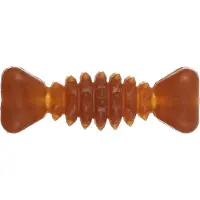 Flamingo Rubba - Speelgoed Honden - Hs Rubber Rubba Been Met Stekels Bruin M 14x4,7x4cm - 1st - 138016 - 1st