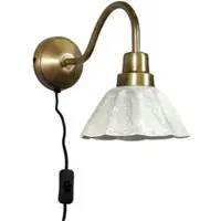 PR Home Wandlamp Ester, messing / goud, Woon-/ Eetkamer, metaal, Vintage, wandlamp