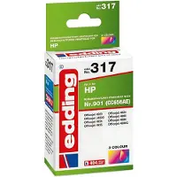 Edding Inktcartridge vervangt HP 901 (CC656AE) Compatibel Kleur EDD-317 18-317