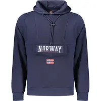 NORWAY 1963 Noorwegen 1963 Blauwe Katoenen Heren Hoodie