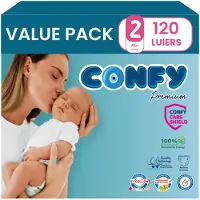 Confy 3x Premium Luiers Maat 2 Mini 3-6kg 40 stuks