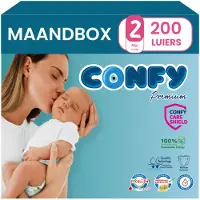 Confy 5x Premium Luiers Maat 2 Mini 3-6kg 40 stuks