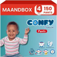 Confy 5x Premium Luierbroekjes Maat 4 Maxi 9-14kg 30 Stuks