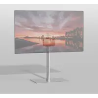 Cavus Vloerstandaard SQUARE rvs 80 cm VESA 200x100