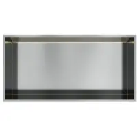 Hotbath &More Inbouwnis - 30 x 30 x 10 cm - met LED-verlichting - RVS 316 - V02