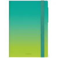 Legami AGENDA 2026-2027 - 16mnd - WEEK OP 2 - VERTICAAL - HARDCOVER - SHADES OF GREEN