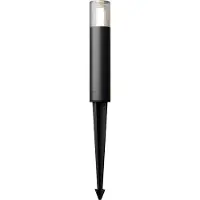 Maytoni Grondspies lamp GLIDE, grafiet, hoogte 37 cm, IP54, G9 GLIDE, zwart, Aluminium, Modern