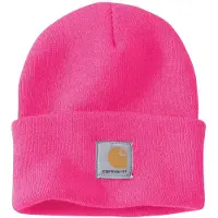 Carhartt Muts Men Watch Hat Pink Glow