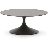 Suns Nova lounge tafel Ø80x35 Bronze frame