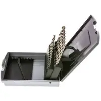 Tameson 19-Piece Spiraalborenset DIN 338 N HSS-G 1 - 10 mm