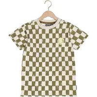 Tumble 'n dry geruit T-shirt donkergroen Jongens Katoen Ronde hals Ruit - maat 128