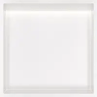 Hotbath &More Inbouwnis - 30 x 30 x 10 cm - met LED-verlichting - Mat Wit