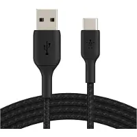 Belkin Usb A naar Usb C Kabel 1m Zwart Nylon