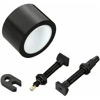 Zipp Tubeless Kit Tape/2 Universele Ventielen 60 Mm/1 Ventielkernsleutel 26 Mm