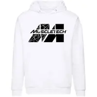 Muscletech Hoodie - Wit - XL