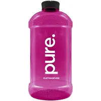 Pure Water Bottle - 2200 ml - Magenta Zwart