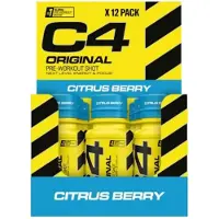 Cellucor C4 Energy Shot - 12x 60 ml - Millions Strawberry