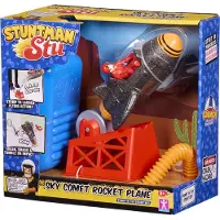 Bandai - Stuntman Stu - Raket - Stunt Speelgoed - Stuntfiguur Inbegrepen - Crash Game met Voertuig en Accessoires - Speelgoed voor Kinderen 4+ - COSS8199
