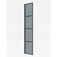 Badplaats Douchewand essos 40 x 200 cm zwart – inloopdouche 8 mm