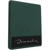 Dommelin Topper Hoeslaken 10-14 cm Antiekgroen (Satijn 300TC)-200 x 220 cm