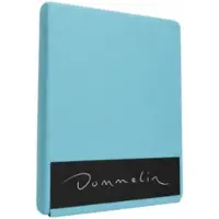 Dommelin Topper Hoeslaken 10-14 cm Aquamarijn (Percal 200TC)-210 x 210 cm