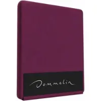 Dommelin Topper Hoeslaken 5-9 cm Aubergine (Percal 200TC)-90 x 210 cm