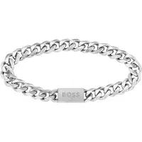 BOSS Armband 'CHAIN LINK' zilver