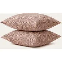 HappyBed Sea of Lines kussensloop set 2 stuks - 40x80 cm - 100% Microvezel - Ultieme slaapcomfort
