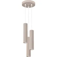Sollux Karbon SL.1775 Hanglamp Taupe - 3x GU10