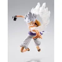 Tamashii Nations One Piece S.H.Figuarts Action Figure Monkey D. Luffy Gear 5 -Future Island Egghead- 15 cm