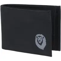 OXMOX portemonnee New Cryptan RFID Protect Pocketbörse Freedom Lion Print Grey Black zwart