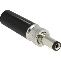 DeLOCK -connector DC 5,5 x 2,5 mm met lengte 12,0 mm holle connector -