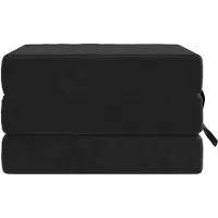 vidaXL Vouwbare Sofa Bed 75 x 63 x 45 cm Zwart